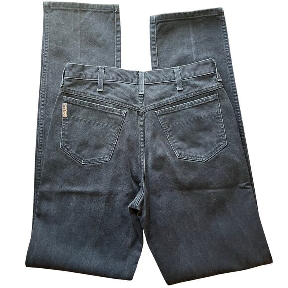 Cinch Black Jeans men’s 32x38 Waist laying Flat: 15” - Picture 4 of 5